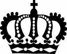 Image result for Queen Crown Logo Black and White