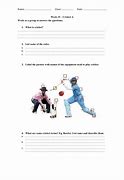 Image result for Cricket Worksheets