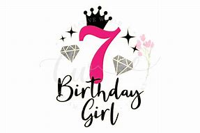 Image result for Pink Happy 7th Birthday Clip Art