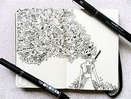 Image result for Pen Drawing Black and White