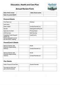 Image result for Ehcp Form Examples