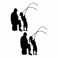 Image result for Kids Fishing SVG