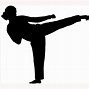 Image result for Karate Black and White Images Kick Training
