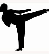 Image result for Karate Girl Silhouette Clip Art