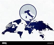 Image result for World Map Italy Highlighted