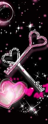 Image result for Hot Pink Glitter Heart Wallpaper