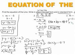Image result for Two-Point Line Equation