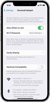Image result for iPhone SE Hotspot