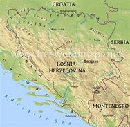 Image result for Bosnia River Map