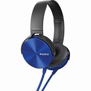 Image result for Sony Extra Bass Headphones Blue