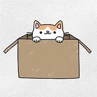 Image result for Box Cat Drawings