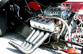 Image result for NHRA Funny Car Impala Rear Engine