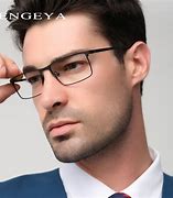 Image result for Metal-Frame Glasses Men