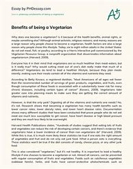 Image result for Vegetarian Essay