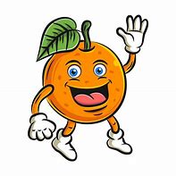 Image result for Orange Fruit Cartoon