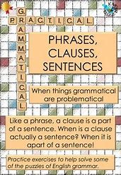 Image result for Phrases Clauses and Sentences Lesson Plan
