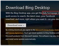 Image result for Bing Desktop Installer