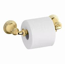 Image result for Modern Tarnished Brass Toilet Paper Holder
