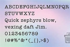 Image result for 1999 Typewriter Font