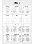 Image result for 2018 Calendar Printable