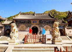 Image result for Temple in Mount Wutai Scenic Area