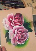 Image result for Realistic Colored Pencil Flowers