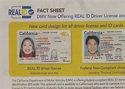 Image result for What Does California Real ID Look Like
