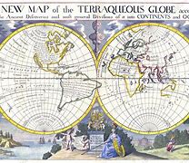 Image result for Map of the World 1700