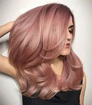 Image result for Rose Gold Blonde Hair Dye Permanent