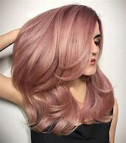 Image result for Girl with Rose Gold Hair