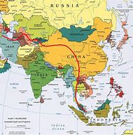 Image result for Asia Road Map