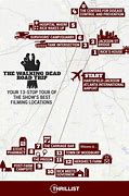 Image result for Walking Dead Filming Locations Map