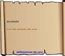Image result for jorobeta