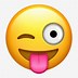 Image result for Crazy Silly Face Emoji
