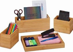 Image result for Bamboo Pen Tray