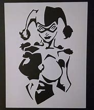 Image result for Harley Quinn Bat Stencil