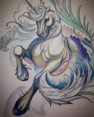 Image result for Fairy Unicorn Pencil Drawing