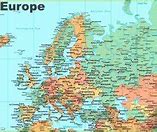 Image result for Map of Europe Show Cities