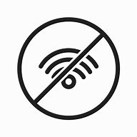 Image result for No Wi-Fi Signal Symbol