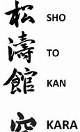 Image result for Shotokan Kanji
