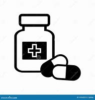 Image result for Pill Bottle Clip Art Black and White