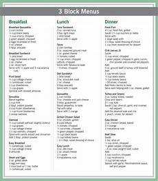 3 Block Zone Meal Plans Zonedietrecipes3blockmeals The