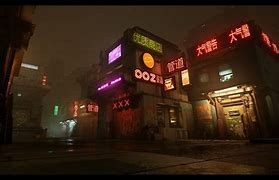 Image result for Cyberpunk Warehouse