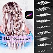 Image result for Procreate Hair Brushes