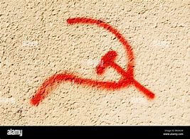 Image result for hammer and sickle graffiti