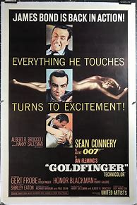 Image result for Goldfinger Film Poster