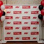 Image result for Step and Repeat Banner with Balloon Arch