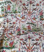 Image result for Vintage Toile Fabric