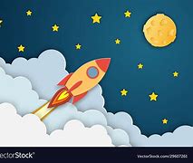 Image result for Moon Rocket Animated
