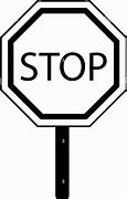 Image result for Stopped Cartoon. Sign